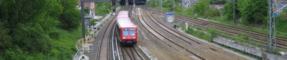 S-Bahnbett nahe Schönhauser Allee