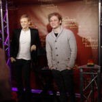 Matthias Schweighöfer weiht seine Wachsfigur bei Madame Tussauds in Berlin ein.