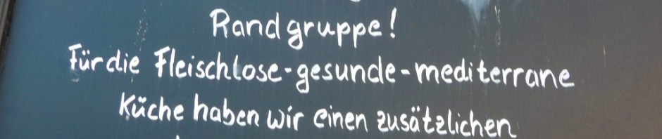 Vegetarier sind (k)eine Randgruppe