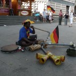 WM DEU - ARG, originelle Vuvuzela am Kudamm