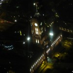 Blick vom Fernsehturm - aufs Rote Rathaus