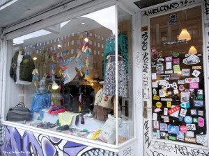 kleiner Mode-Laden in der Schlesischen Straße