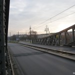 Auf der Bornhomer Brücke / Bösebrücke - Blick Richtung Prenzlauer Berg