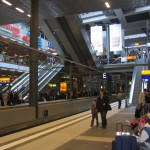 Berliner Hauptbahnhof tief - Bahnsteig