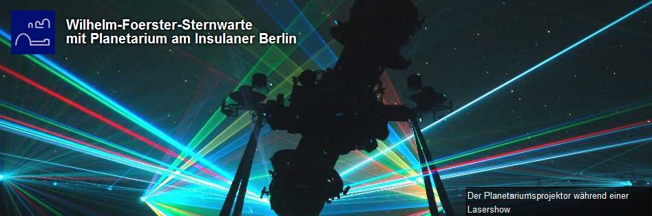 Planetarium Insulaner Innenbereich-Lasershow