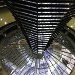 Reichstag - Blick von der Kuppel in den Plenarsaal