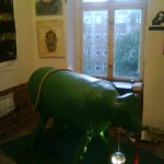 Gallery Weekend 2011 - blinkende Kuh