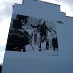 Gedenkstätte Berliner Mauer - Springender Soldat als Wandtattoo