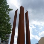 Gedenkstätte Berliner Mauer - eiserne Säulen