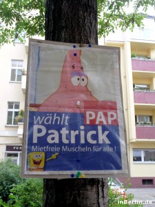 Wahlplakat - Wählt Patrick