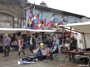 Flohmarkt auf dem ehemaligen RAW-Gelände