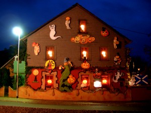 Halloween Haus in Spall