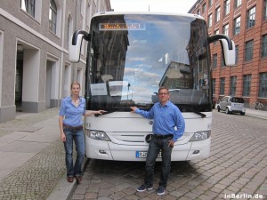 Bustour mit inBerlin (N. Wollweber und C. Kircher)