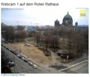 BVG U5 - Rotes Rathaus - Webcam
