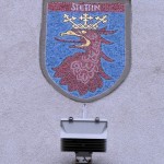 Wappen von Stettin im Innenhof vom Rathaus Wilmersdorf