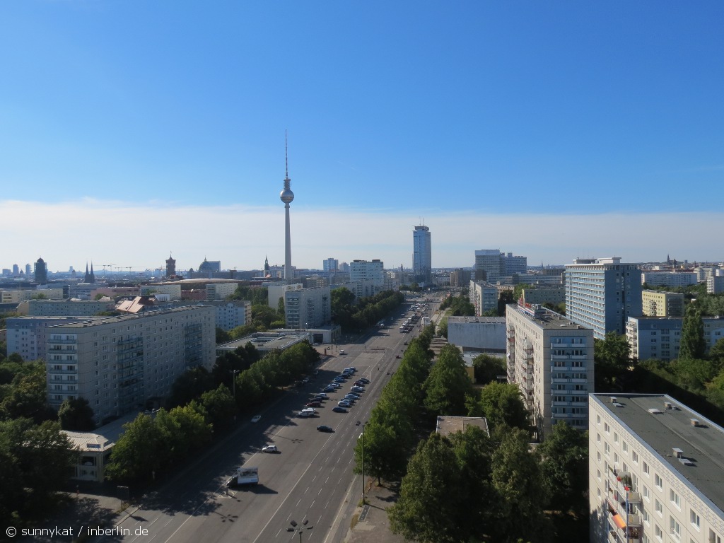 Berlin von oben Blick vom Haus Berlin am Strausberger