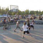 Berliner Mauerpark - Basketballspieler