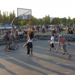Berliner Mauerpark - Basketballspieler
