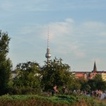 Mauerpark - Blick zum Fernsehturm