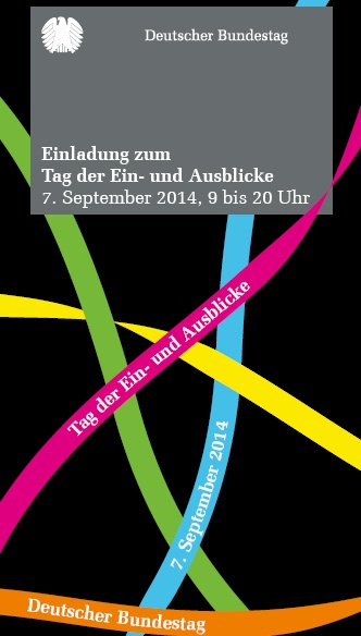 Bundestag Besichtigung 2014 - Flyer