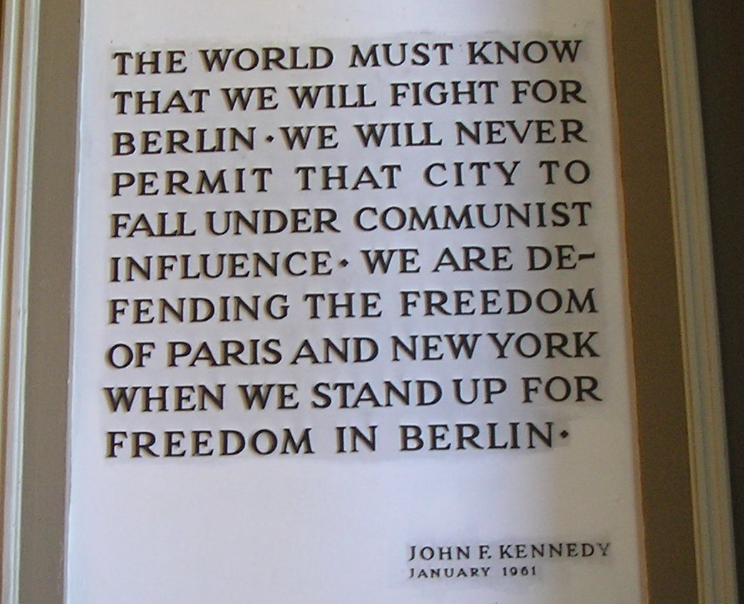 Im Januar 1961 wollte man noch für (Ganz-?) Berlin kämpfen
