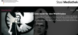 Udo Lindenberg in der Stasi-Mediathek