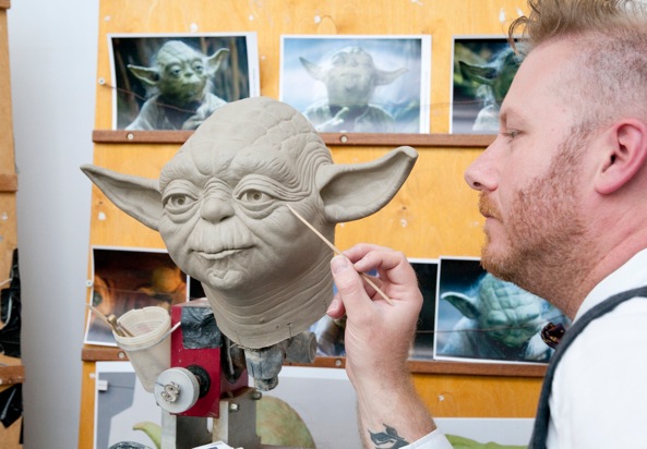 Jedi Master Yoda für Madame Tussauds (credit: Madame Tussauds Berlin)