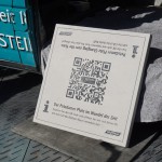 Einweihung QR-Code Steinplatte am Potsdamer Platz am 15.09.2015