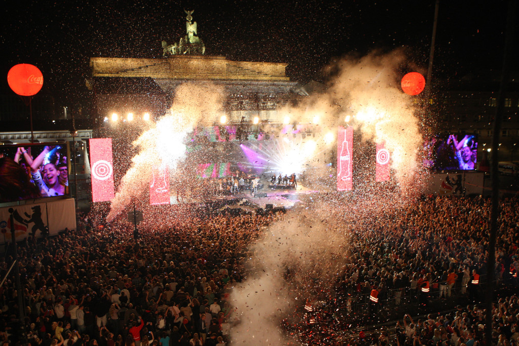 Festival der Einheit am Brandenburger Tor am 03.10.2015