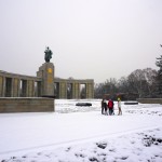 Berlin Sowjetisches Siegerdenkmal im Winter 2016