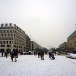 Berlin Winter 2016 - vor dem Brandenburger Tor