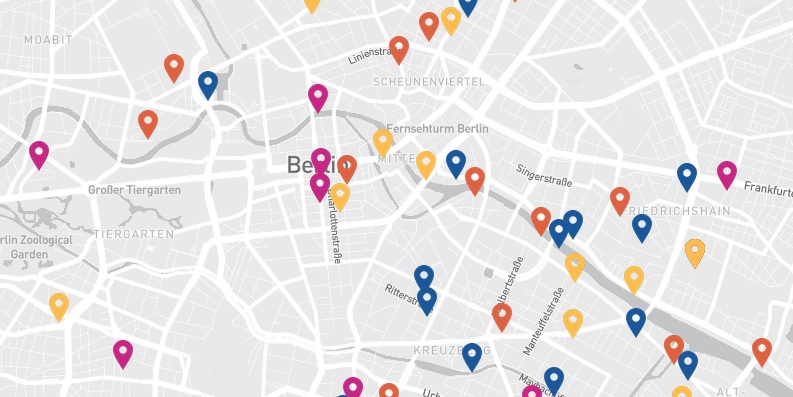 Fête de la Musique Berlin 2019 - Karte