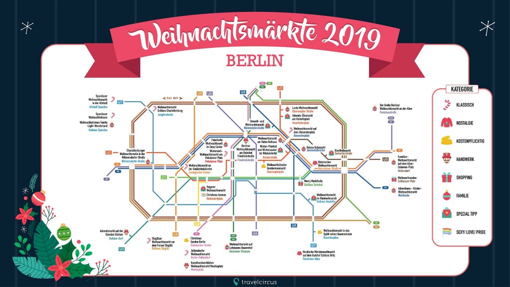 Infografik: Weihnachtsmärkte in Berlin (Quelle: Travelcircus)