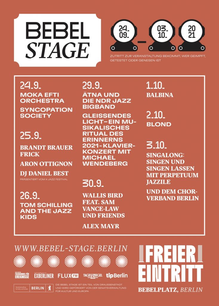 Lineup Bebel Stage 2021