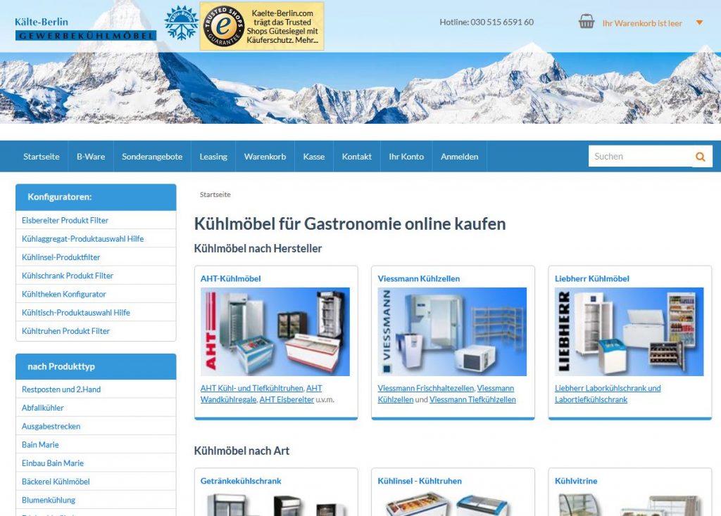 Kälte Berlin - Homepage