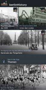 Berlin History App - Orte in Berlin