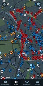 Berlin History App - Einstieg über die Karte