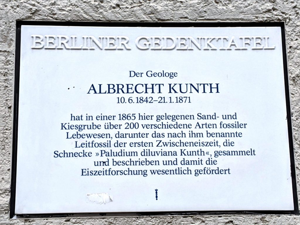 Gedenktafel Kunth
