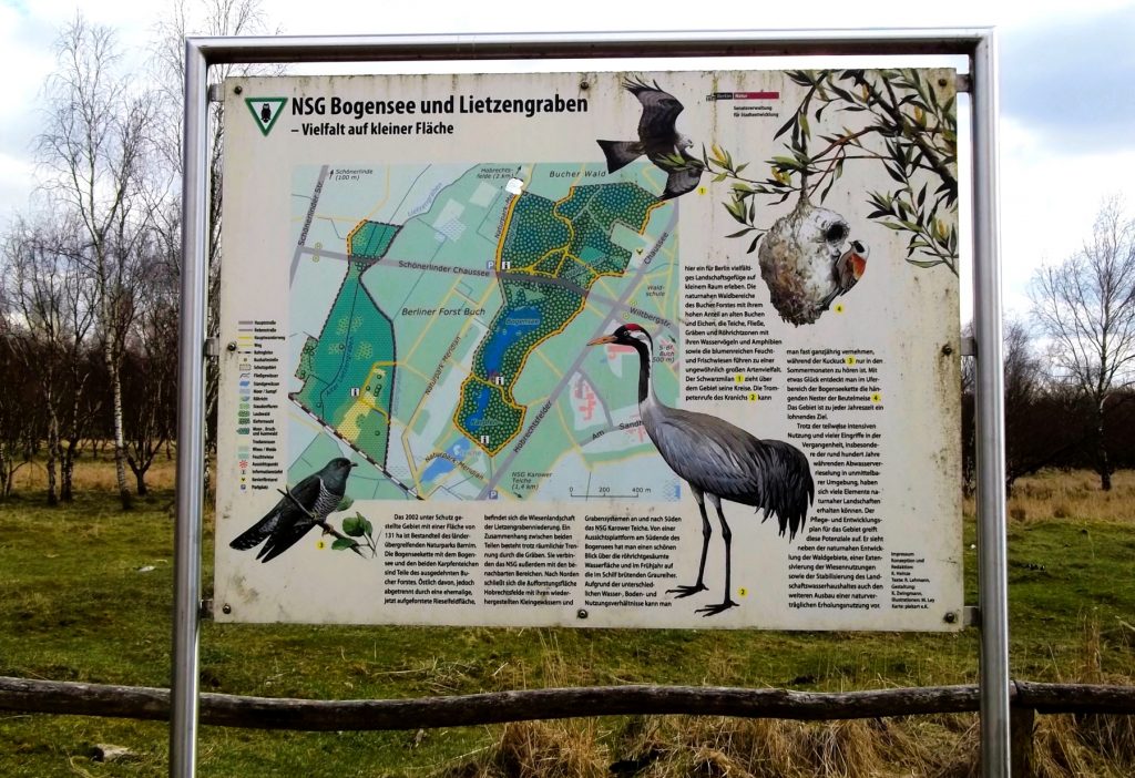 Bogensee - Schautafel