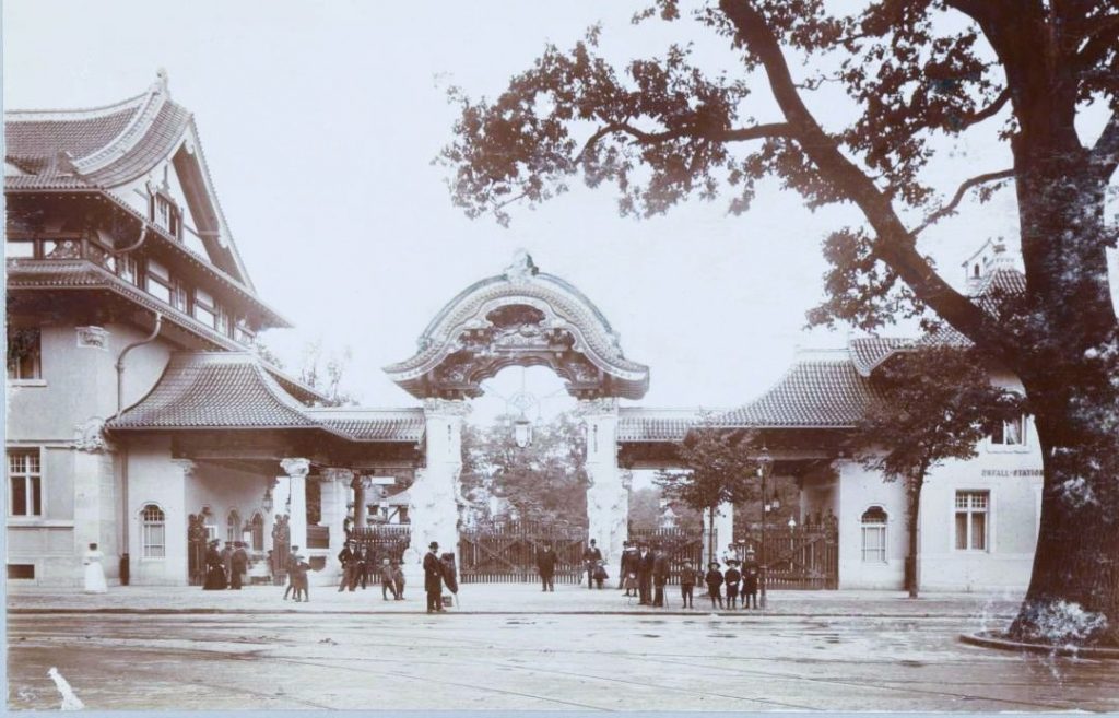 Elefantentor um 1900